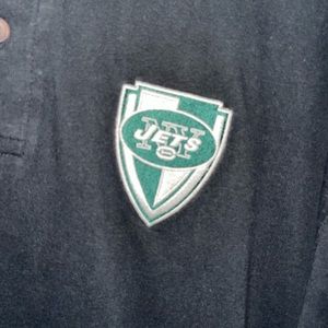New York jets rugby shirt . Heavy .xl. Long sleeve